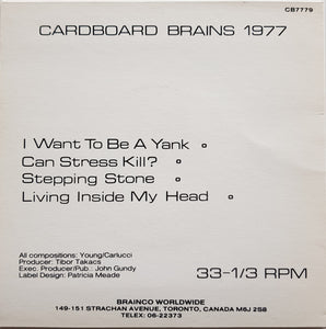 Cardboard Brains - I Want To Be A Yank