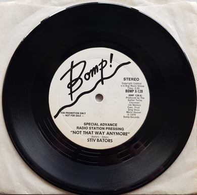 Dead Boys (Stiv Bators) - Not That Way Anymore