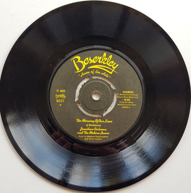 Jonathan Richman (Modern Lovers) - The Morning Of Our Lives