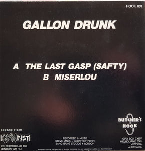 Gallon Drunk - The Last Gasp (Safty) - Green Vinyl