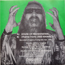 Load image into Gallery viewer, Johnny Legend - House Of Frankenstein