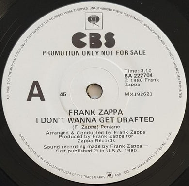 Frank Zappa - I Don't Wanna Get Drafted
