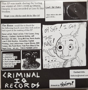 Runs - Piss And Shit