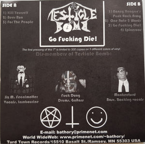Testicle Bomb - Go Fucking Die!