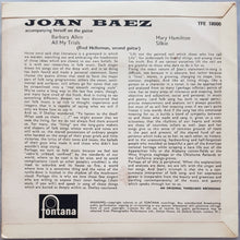 Load image into Gallery viewer, Joan Baez - Joan Baez Accompanying Herself on The Guitar