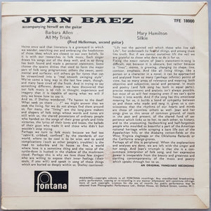 Joan Baez - Joan Baez Accompanying Herself on The Guitar
