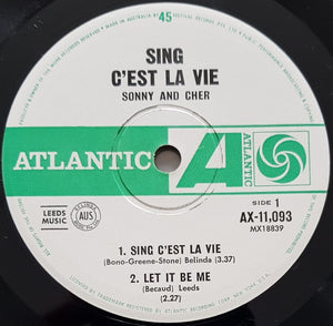 Cher (Sonny & Cher) - Sing C'est La Vie