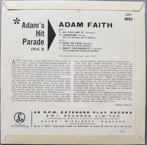 Faith, Adam - Adam's Hit Parade Vol.3
