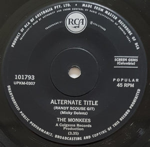 Monkees - Alternate Title (Randy Scouse Git)