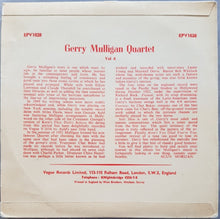 Load image into Gallery viewer, Mulligan, Gerry - Gerry Mulligan Quartet Vol.4