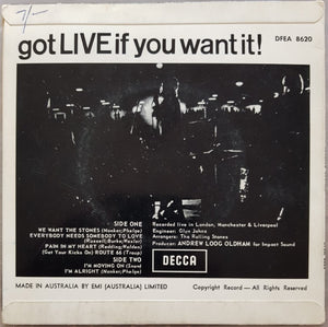 Rolling Stones - Got Live If You Want It!