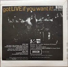 Load image into Gallery viewer, Rolling Stones - Got Live If You Want It!