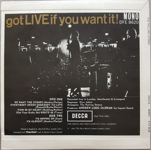 Rolling Stones - Got Live If You Want It!