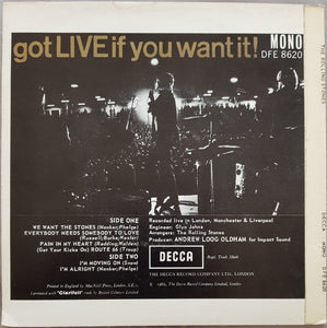 Rolling Stones - Got LIVE If You Want It!