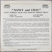 Load image into Gallery viewer, Nancy Whiskey &amp; Chas McDevitt Skiffle Group - Nancy &amp; Chas