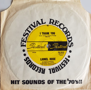 Rose, Lionel - I Thank You