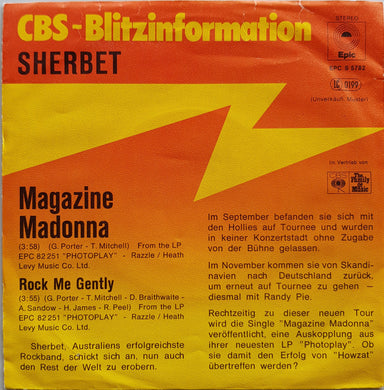 Sherbet - Magazine Madonna