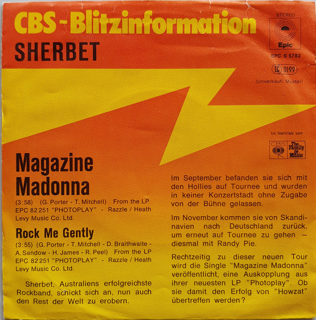 Sherbet - Magazine Madonna