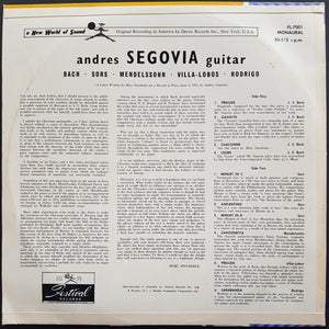 Andres Segovia - Andres Segovia Guitar