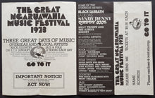 Load image into Gallery viewer, Black Sabbath  - The Great Ngaruawahia Music Festival 1973