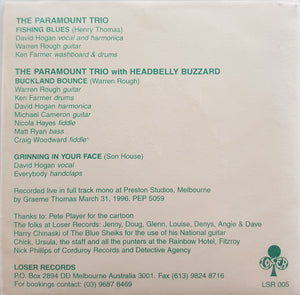 Paramount Trio - Fishing Blues - Yellow Vinyl