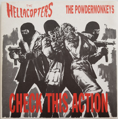 Powder Monkeys - Check This Action - Red Vinyl