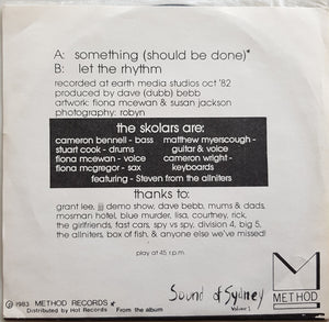 Skolars - Something (Should Be Done)