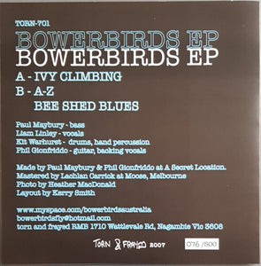 Bowerbirds - Ivy Climbing