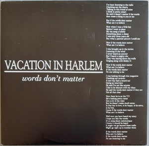 Vacation In Harlem - Words Don't Matter