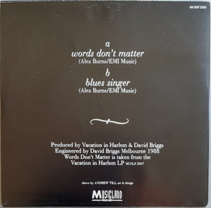 Vacation In Harlem - Words Don't Matter