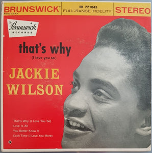 Wilson, Jackie - That's Why (I Love You So)