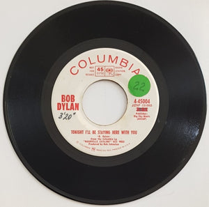Bob Dylan - Tonight I'll Be Staying Here With You