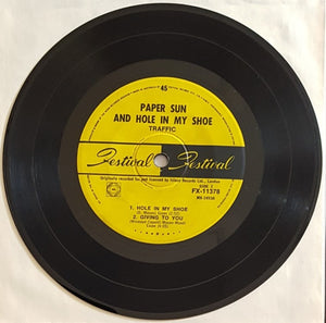 Traffic - Paper Sun And A Hole In My Shoe