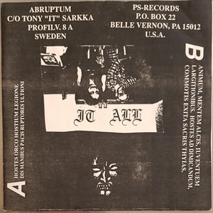 Abruptum - The Evil EP