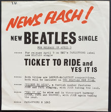 Load image into Gallery viewer, Beatles - Ticket To Ride