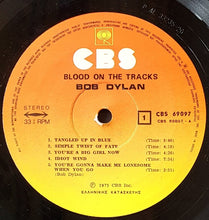 Load image into Gallery viewer, Bob Dylan  - Blood On The Tracks