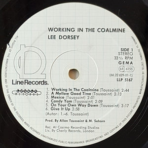 Lee Dorsey  - Working In The Coal Mine - Holy Cow