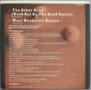 Steve Earle - The Other Kind (Back Out On The Road Again)