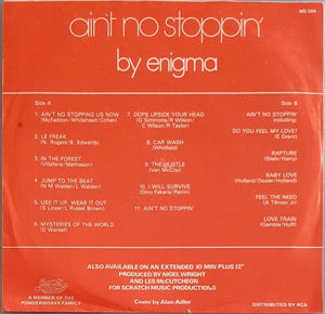 Enigma - Ain't No Stopping - Disco Mix '81