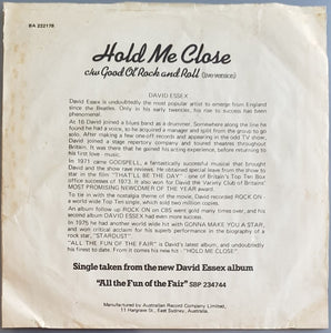 David Essex - Hold Me Close