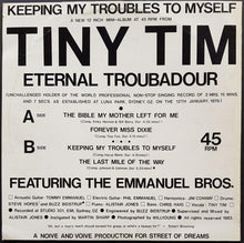 Load image into Gallery viewer, Tiny Tim  - Keeping My Troubles To Myself