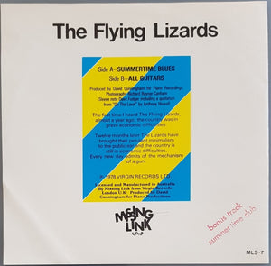 Flying Lizards - Summertime Blues