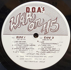 D.O.A  - War On 45