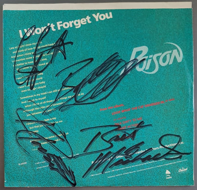 Poison - I Won't Forget You