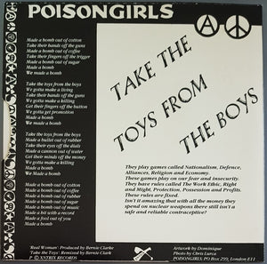 Poison Girls - I'm Not A Real Woman
