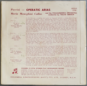 Maria Callas - Puccini - Operatic Arias