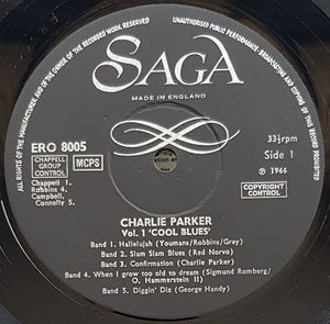 Parker, Charlie - Vol 1 Cool Blues