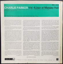 Load image into Gallery viewer, Parker, Charlie - Vol 4 &#39;Jazz At Massey Hall&#39;