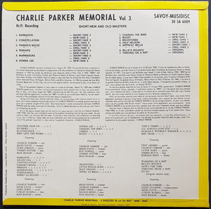 Parker, Charlie - Memorial Vol. III
