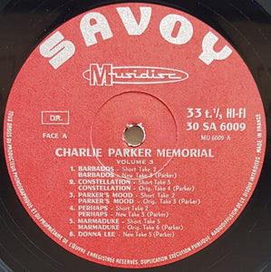 Parker, Charlie - Memorial Vol. III